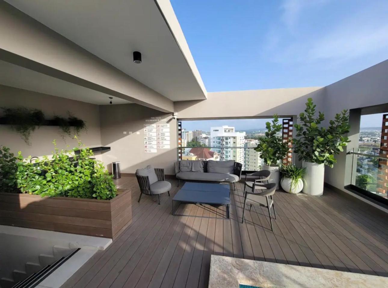 Modern Luxury Condo With Rooftop Pool & Gym Santiago De Los Caballeros Buitenkant foto